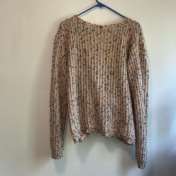 EXCELLENT CONDITION AMOLI MULTICOLOR CONFETTI KNOT TWIST SWEATER MEDIUM/LARGE - Picture 11 of 11